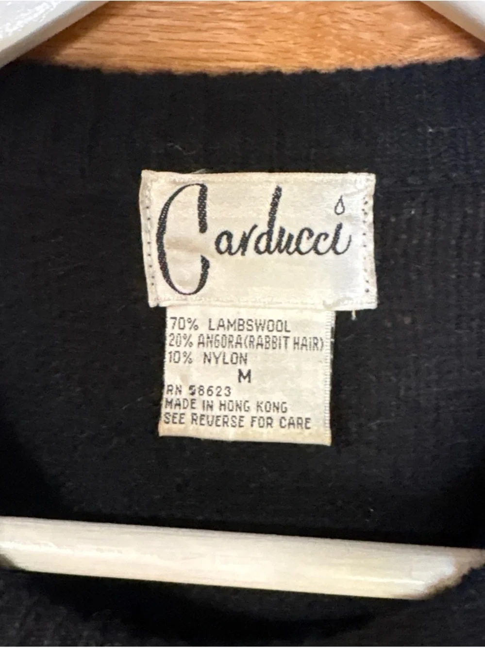 Carducci Vintage Black Embellished Knit Dress